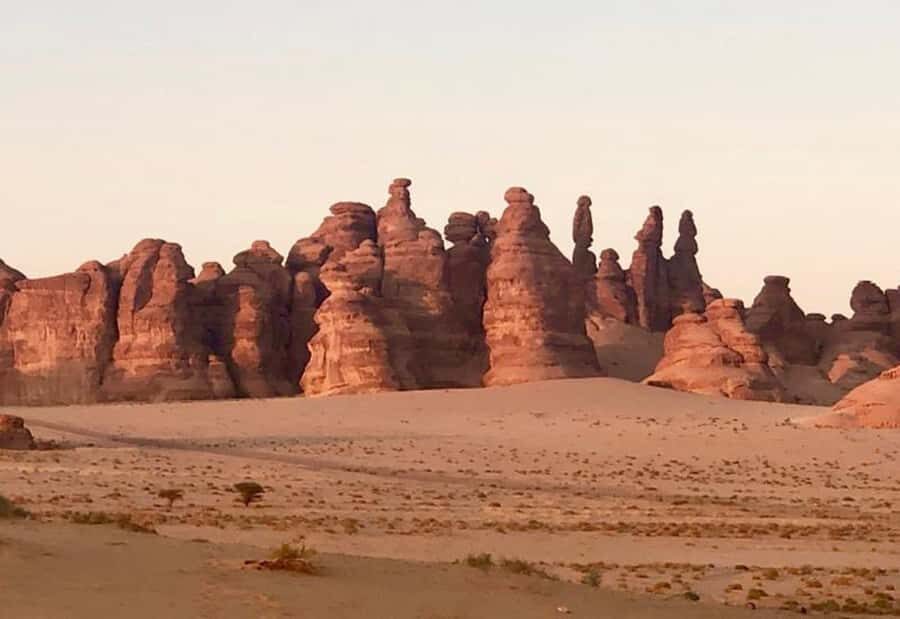 From AlUla: Hegra Tour - 2 Hours, a Bus Loop, and Outside-Only Tomb Viewing