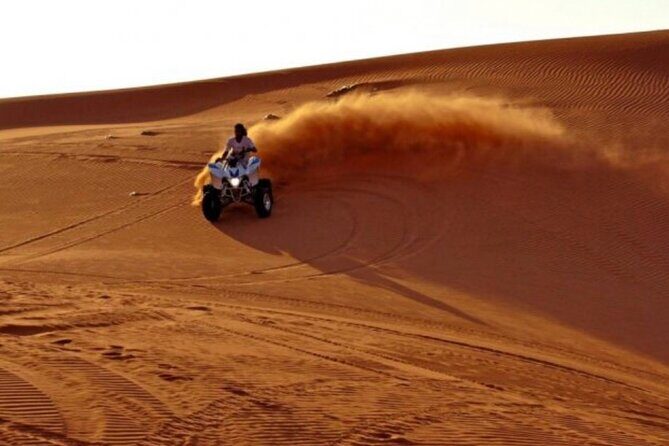 Red Sand Dunes Tour with Camel Ride ,Quad Biking, Heritage House - Dune Bashing and the Sunset Moment That Changes Everything